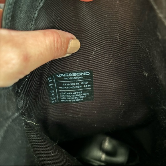 Vagabond Alina Tall Boots in Brown Brush-off Leather Sz 38 - Picture 8 of 14